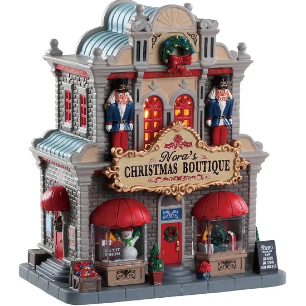 Lemax Christmas Villages* Village 85344 Nora's Christmas Boutique, B/O Led 85344