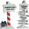 Lemax Christmas Villages* Village 64455 North Pole Signs, Set Of 2 64455