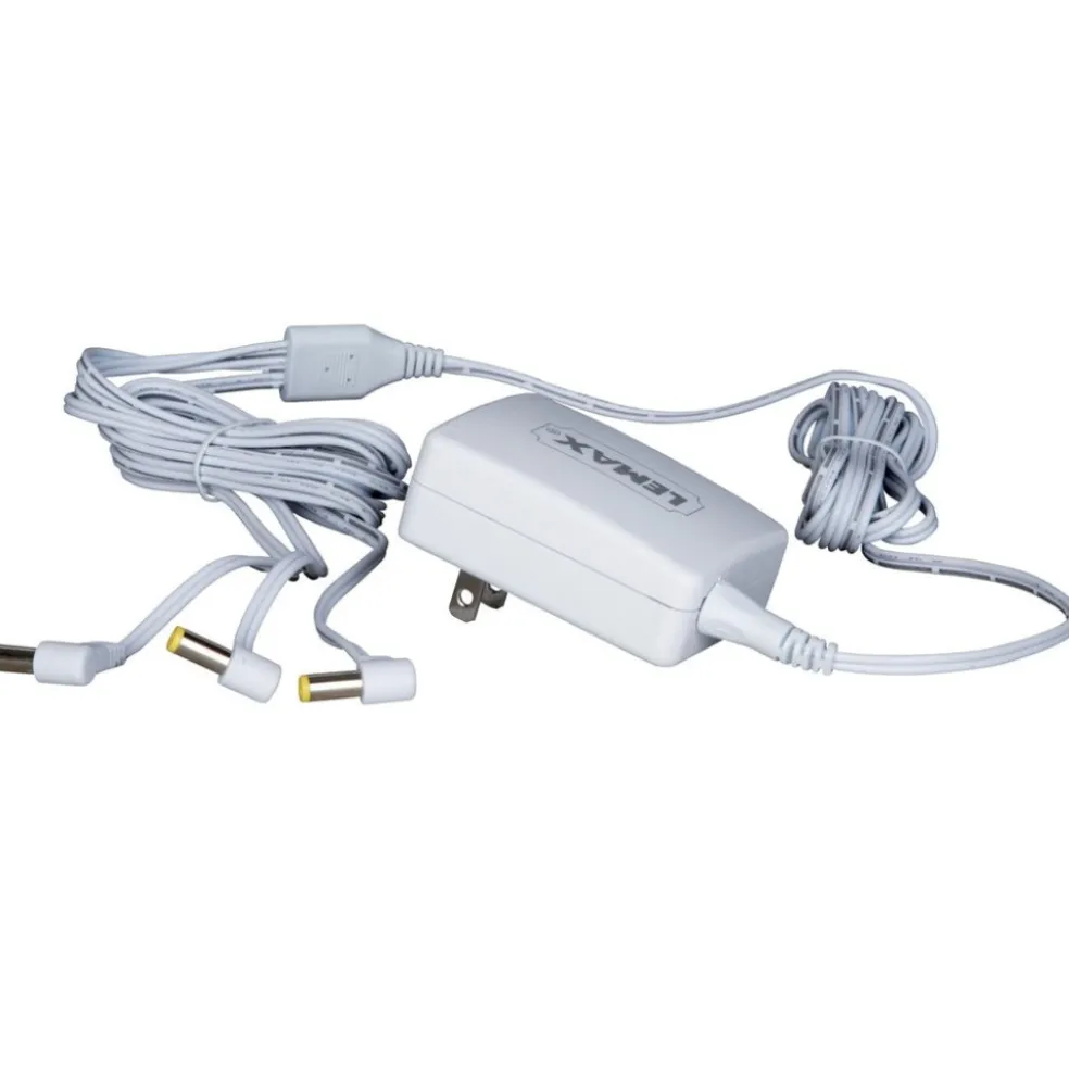 Lemax Christmas Villages* Village 74274 Power Adaptor, 4.5V, White, 3-Output 74274