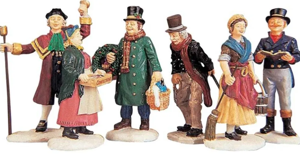 Lemax Christmas Villages* Village People Figurinesset/6 92356 - Caddington Village