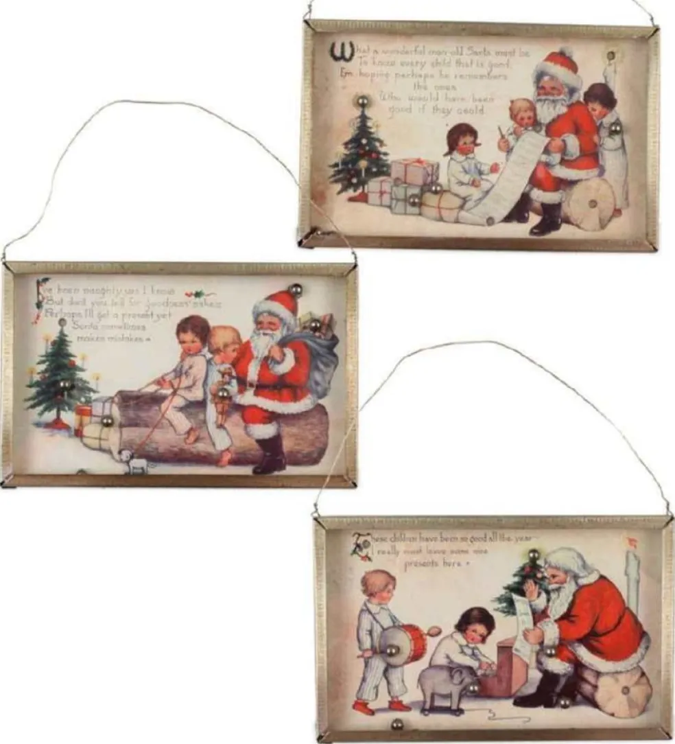 Bethany Lowe Christmas Tree*Lg2654 Santa With Children Game