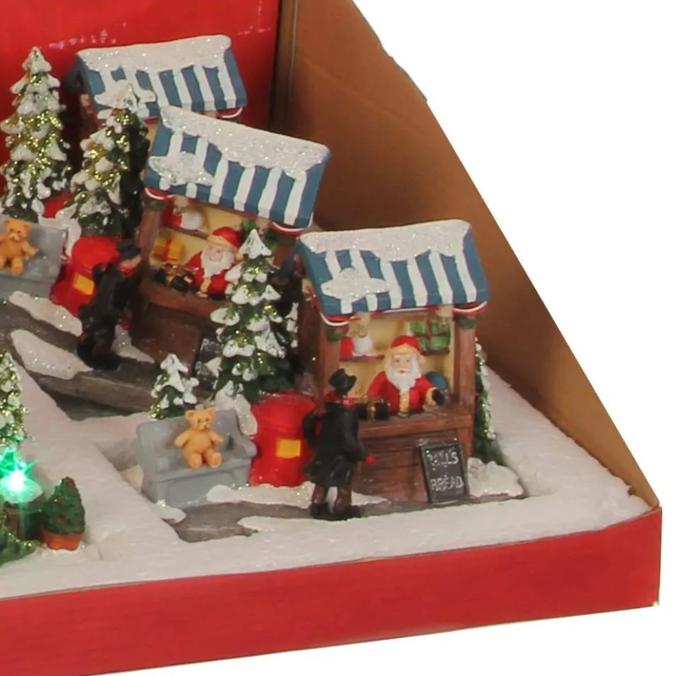 Luville Christmas Villages* Collectables Christmas Market 3 Santa Shop 1028583