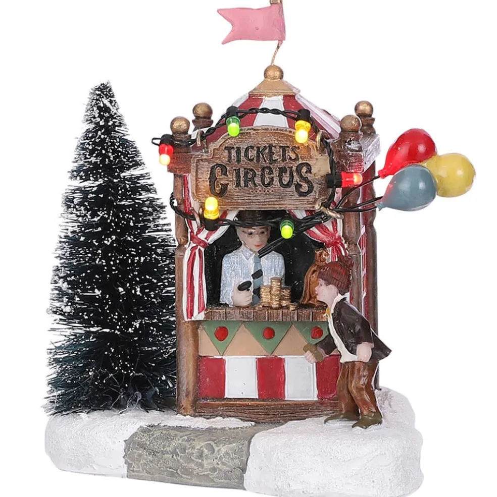 Luville Christmas Villages* Collectables Circus Tickets Battery Operated 1084831