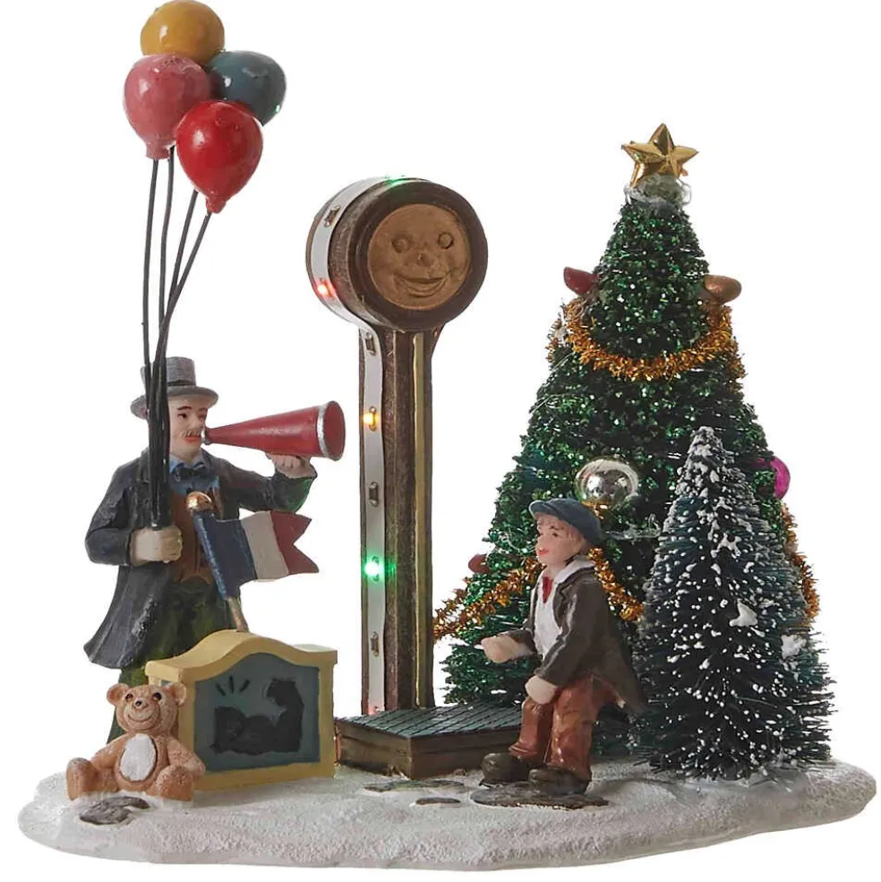 Luville Christmas Villages* Collectables Fair Ground Strongman Game Battery Operated 1045995