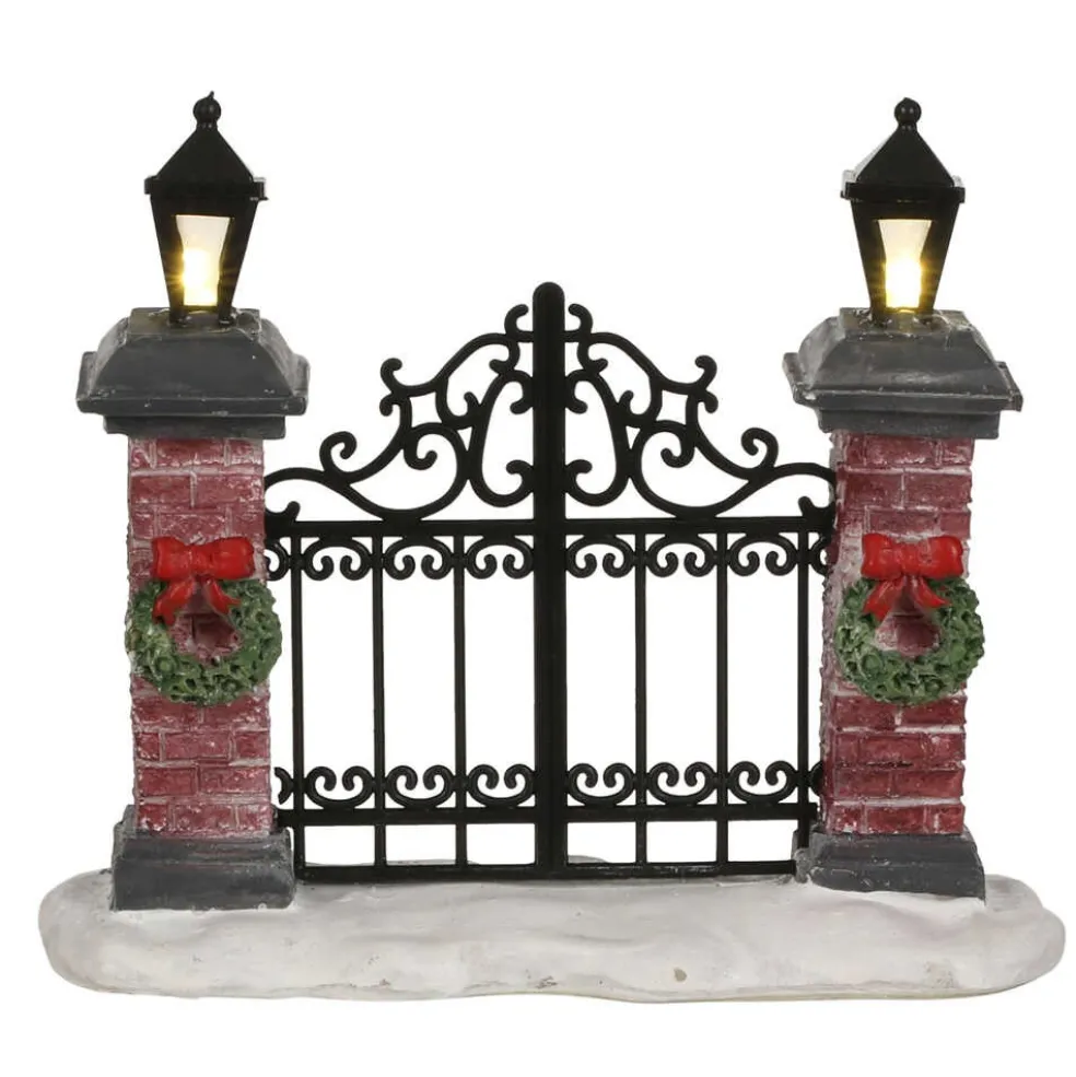 Luville Christmas Villages* Collectables Lighted Fence 1067692