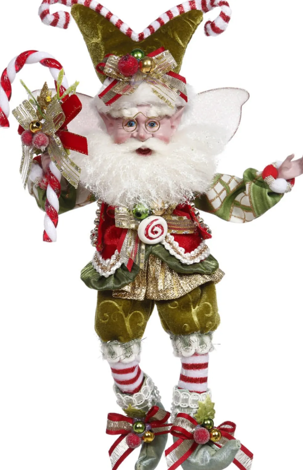 Mark Roberts Santa Claus*51-16392 Candy Cane Dreams Santa Fairy Small