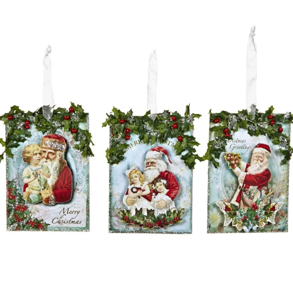 Goodwill Christmas Tree*Paper Santa Postcard Y 28220