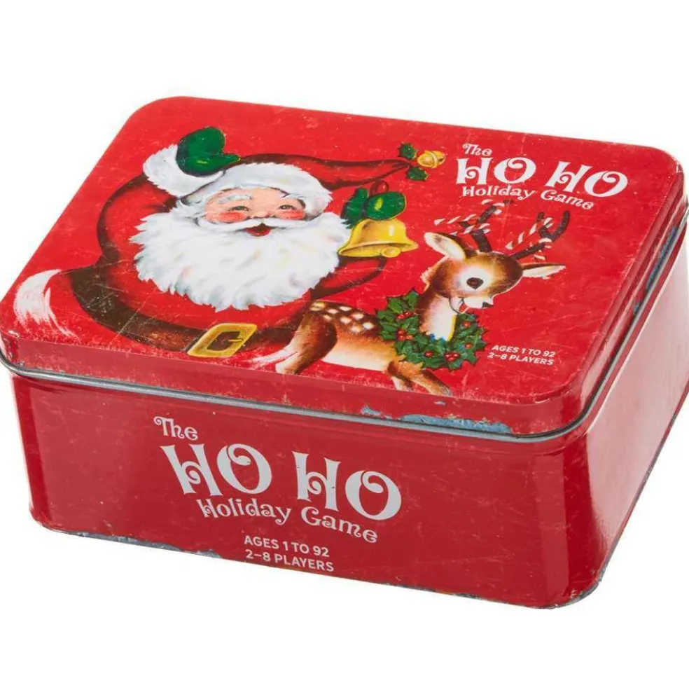 Raz Imports Traditional* Holiday Game Box Red 3912352