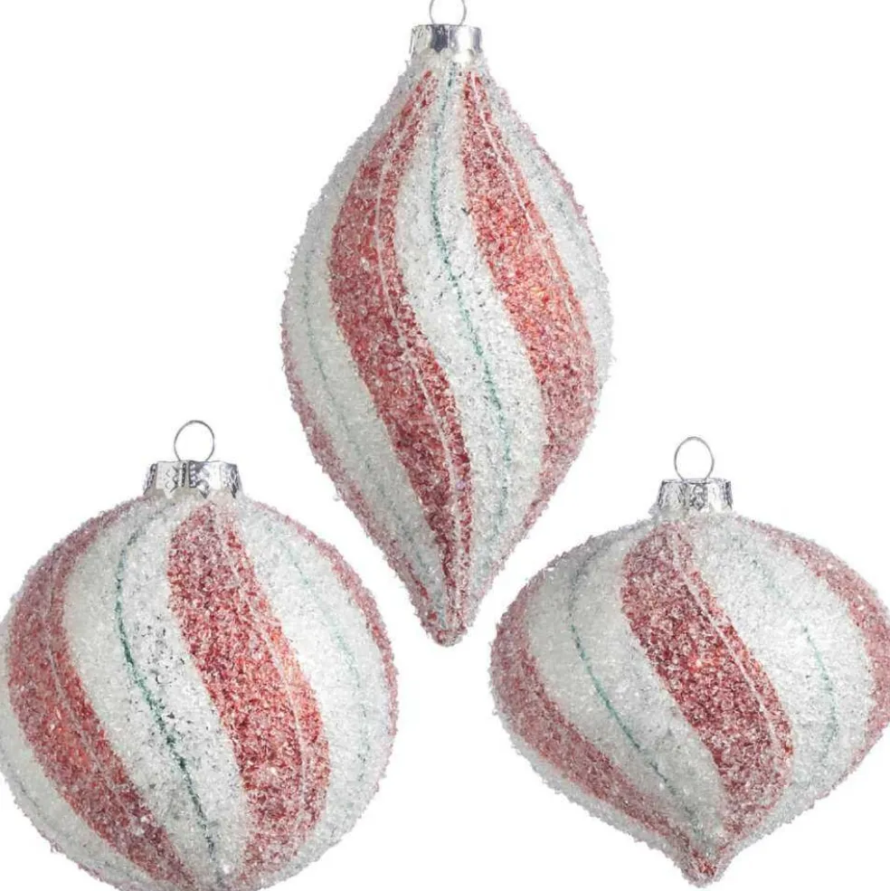 Raz Imports Christmas Tree* Iced Peppermint Ornament 4022848