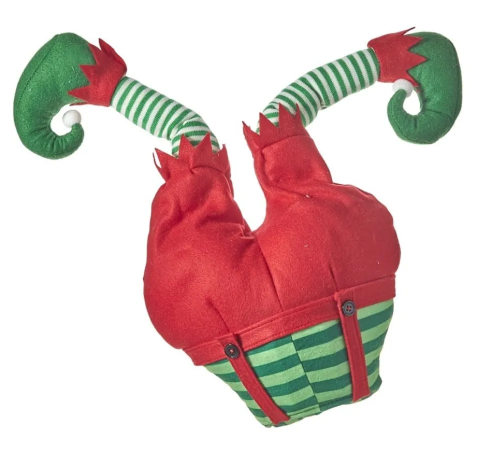 Raz Imports Elves* 20Inch Animated Musical Elf Legs 4116344 Red
