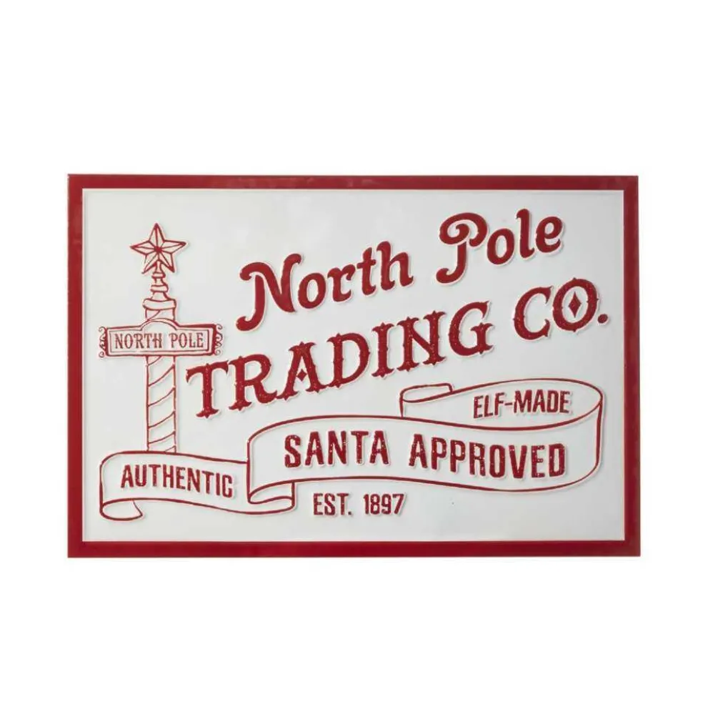 Raz Imports North Pole* North Pole Trading Company Wall Art 4036322