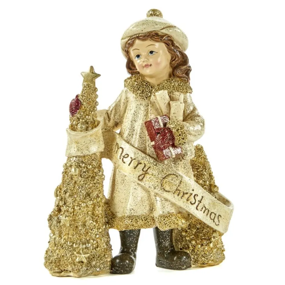 Goodwill Traditional*Snowgirl With Tree Mc 31162