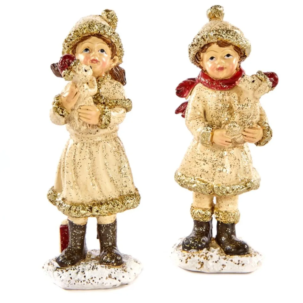 Goodwill Traditional*Snowkid With Pet 2 Assorted Mc 31161