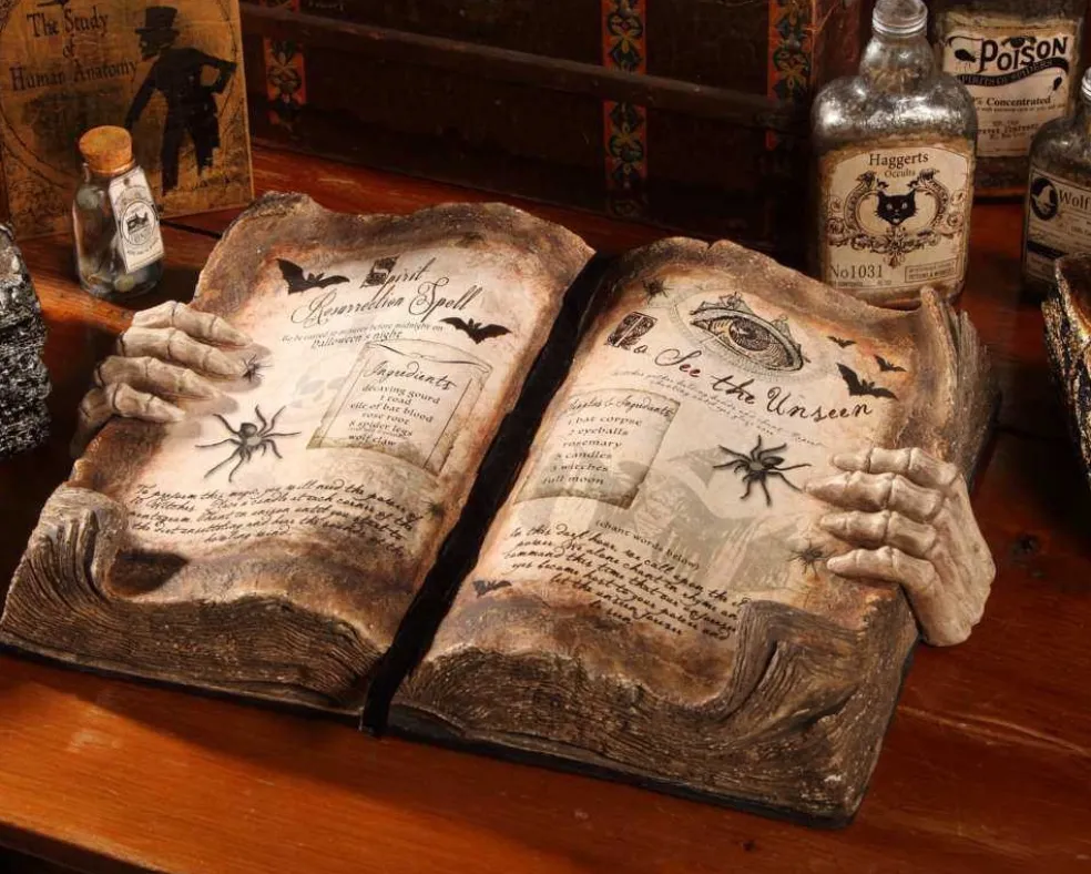Bethany Lowe Halloween*Td5055 Grimoire Book Of Magic
