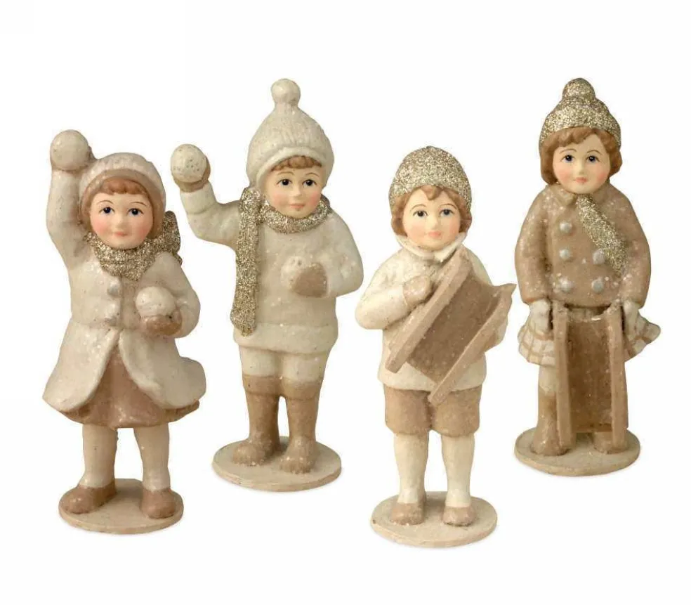 Bethany Lowe Traditional*Td6103 Mini Tradtional Snow Child Christmas Ornaments