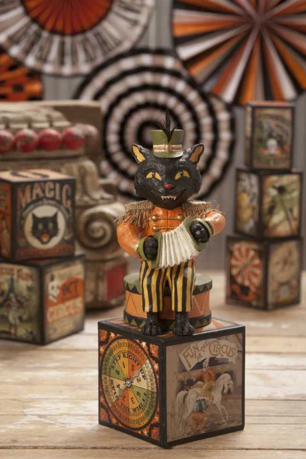 Bethany Lowe Halloween*Td7622 Musical Halloween Cat