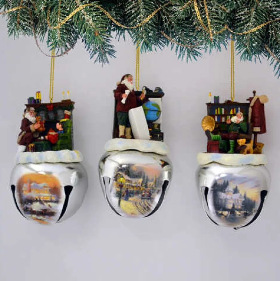 Thomas Kinkade Christmas Tree* Ringing In Season 1500737002